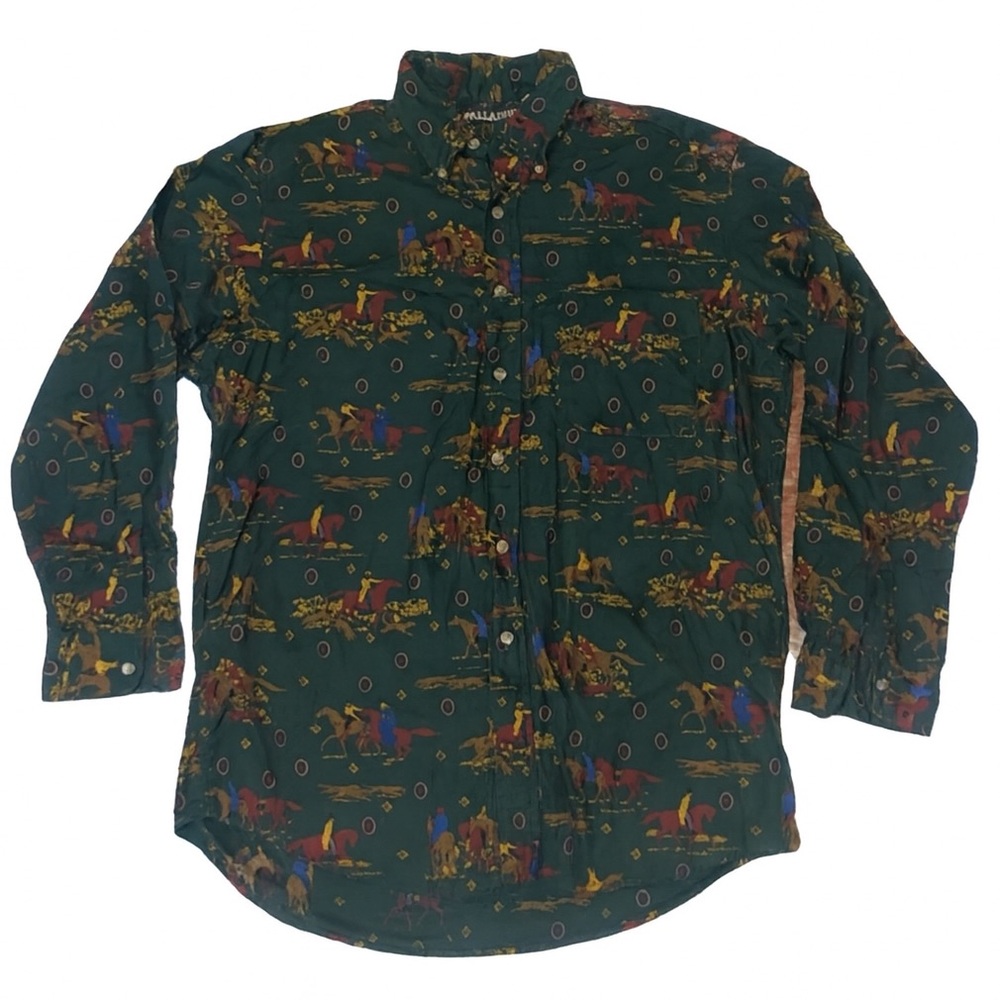 Vintage Fox Hunt Button Down